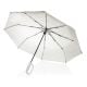 Yara 21“ AWARE™ rPET Regenschirm mit Karabiner beige