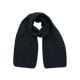 Schal RPET-Polyester Schwarz