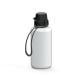 Trinkflasche 'School', 700 ml, inkl. Strap weiß/schwarz