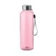 RPET-Flasche 500ml transparent pink