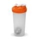 Shaker 600ml transparent orange