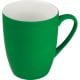 Tasse aus Porzellan, außen gummiert, 300ml grün