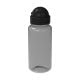 Trinkflasche 'Junior', 400 ml, RENEW transparent-schwarz/schwarz
