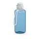 Trinkflasche 'School', 1,0 l, inkl. Strap transluzent-blau/weiß