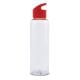 Loop Flasche transparent R-PET 600ml transparent rot