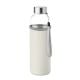 Trinkflasche Glas 500 ml beige