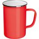 Emaille Tasse rot