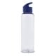Loop Flasche transparent R-PET 600ml transparent dunkelblau