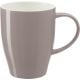 Becher aus Porzellan Paula grau