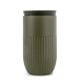 Sagaform Tova isolierter Becher, 320ml auslaufsicher und spülmaschinenfest dried green