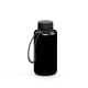 Trinkflasche 'Refresh', 700 ml, inkl. Strap schwarz/schwarz