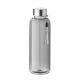 RPET-Flasche 500ml transparent grau