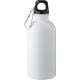 Einwandige Flasche aus recyceltem Edelstahl (400 ml) Sable weiß