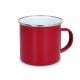 Emalie Becher 350ml rot