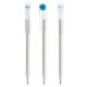 prodir DS1 TFF Twist Kugelschreiber clear-cyan blue