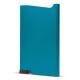 Aluminium Kartenhalter Hellblau