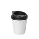 Kaffeebecher 'PremiumPlus' small weiß/schwarz