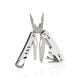 Solid Multitool mit Karabiner silber