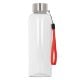 Wasserflasche Jude R-PET 500ml transparent rot