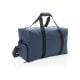 Schicke PU Wochenendtasche navy blau