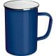 Emaille Tasse blau