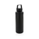 Wasserflasche mit Henkel aus RCS rPP schwarz
