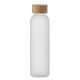Glasflasche 500 ml transparent weiß