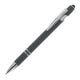 Kugelschreiber Paris Metall Soft Touch grau