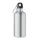 Trinkflasche recycelter 500ml mattsilber