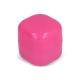 Kubischer Lippenpflegestift aus recyceltem ABS rosa