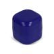 Kubischer Lippenpflegestift aus recyceltem ABS blau