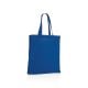 Impact AWARE™ recycelte Baumwolltasche 145gr mit Boden blau