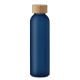 Glasflasche 500 ml transparent blau