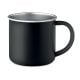Becher recycelter Edelstahl schwarz