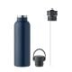 Doppelwandige Flasche 700 ml marineblau