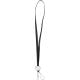 2-in-1 Lanyard aus Kunststoff Romario schwarz