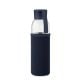 Flasche recyceltes Glas 500 ml marineblau
