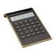 REEVES Solartaschenrechner schwarz / gold