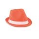 Farbiger Hut orange