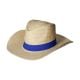 Strohhut 'Texas' natur/blau