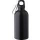 Einwandige Flasche aus recyceltem Edelstahl (400 ml) Sable schwarz