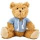 Plüsch-Teddybär Monty Hellblau