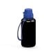 Trinkflasche 'School', 700 ml, inkl. Strap schwarz/blau