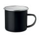 Vintage Kaffeebecher schwarz