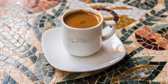 Werbemittel Espressotassen mit Logo bedrucken